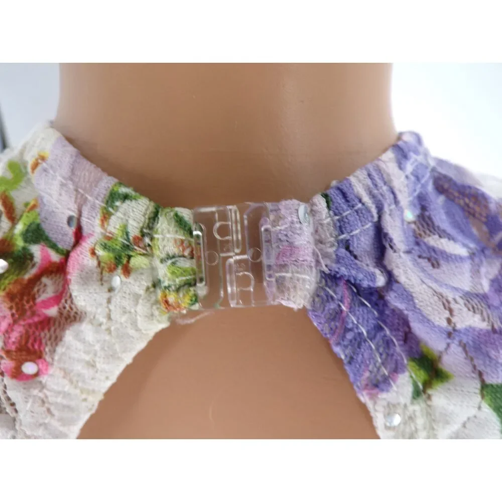 Pre-Owned Dance Costume Gallery 18212 Medium Child Lavender Lyrical Sequins
